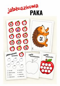 Jabłuszkowa PAKA - głoski SZ,Ś,S, Ż plus gratis TR/DR