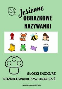 OBRAZKOWE NAZYWANKI jesień
