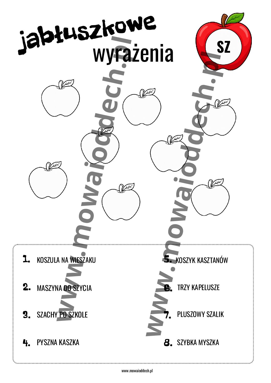www.mowaioddech.pl - 2026-09-29T073552.302 Jabłuszkowa PAKA - głoski SZ,Ś,S, Ż plus gratis TR/DR
